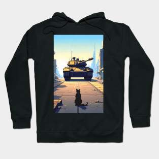 Pixel Art - City Cats (War) Hoodie